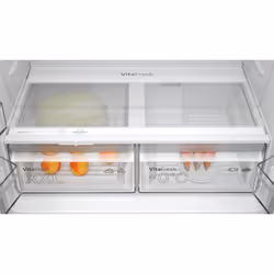 Bosch Serie 4 KFN96VPEA Frigorifero multidoor da libera installazione 183 x 90.5 cm Acciaio spazzolato anti-impronta Classe E - Vista aggiuntiva 5