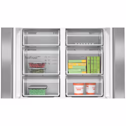 Bosch Serie 4 KFN96APEA Frigorifero multidoor da libera installazione 183 x 90.5 cm Acciaio spazzolato anti-impronta Classe E - Vista aggiuntiva 6