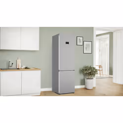 Bosch Serie 4 KGN397LDF Frigorifero combinato da libera installazione 203 x 60 cm Metal look Classe D - Vista aggiuntiva 5