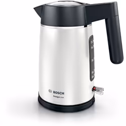 Bosch DesignLine, 1,7 L, 2400 W, Nero, Argento, Indicatore del livello dell'acqua