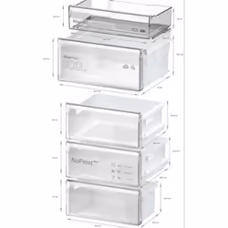 Bosch Serie 4 KGN367ICT frigorifero con congelatore Libera installazione 321 L C Acciaio inox - Vista aggiuntiva 8