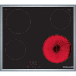 Bosch Serie 4 PKE645BA2E piano cottura Nero Da incasso 60 cm Ceramica 4 Fornello(i)
