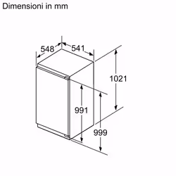 Bosch Serie 4 KIR31VFE0 frigorifero Da incasso 165 L E Bianco - Vista aggiuntiva 4