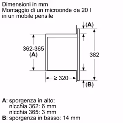 Bosch Serie 2 BFL623MB3 Microonde da incasso Nero - Vista aggiuntiva 5