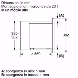 Bosch Serie 2 BFL623MB3 Microonde da incasso Nero - Vista aggiuntiva 7