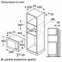 Bosch Serie 2 BFL623MB3 Microonde da incasso Nero - Vista aggiuntiva 8
