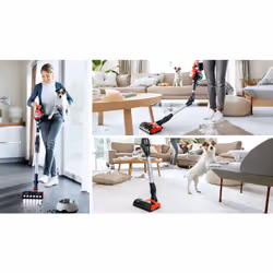 Bosch BCS711PET Scopa elettrica ricaricabile Unlimited 7 ProAnimal Rosso - Vista aggiuntiva 5