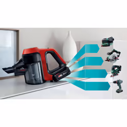 Bosch BCS711PET Scopa elettrica ricaricabile Unlimited 7 ProAnimal Rosso - Vista aggiuntiva 8