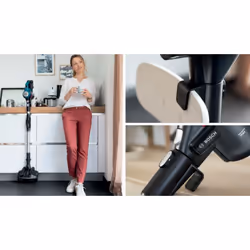 Bosch BSS71125AH scopa elettrica Aspirapolvere a bastone 2 in 1 Batteria Secco Senza sacchetto Nero, Blu - Vista aggiuntiva 8