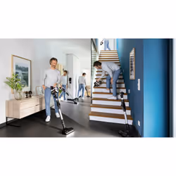 Bosch BSS711W scopa elettrica Aspirapolvere a bastone Batteria Secco Senza sacchetto 0,3 L Nero, Argento, Bianco - Vista aggiuntiva 5