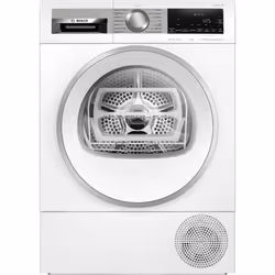 Bosch WQG245AEIT, Libera installazione, Caricamento frontale, Condensa, Bianco, Manopola, Touch, Destra