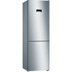 Bosch Serie 4 KGN36MLEB Frigorifero combinato da libera installazione 186 x 60 cm Metal look Classe E