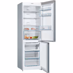 Bosch Serie 4 KGN36MLEB Frigorifero combinato da libera installazione 186 x 60 cm Metal look Classe E