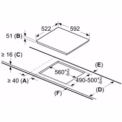Bosch Serie 4 PIJ631BB5E piano cottura Nero Da incasso 59.2 cm Piano cottura a induzione 3 Fornello(i) - Vista aggiuntiva 5