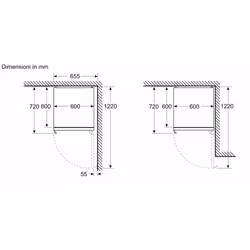 Bosch Serie 6 KGN39AIAT frigorifero con congelatore Libera installazione 363 L A Acciaio inox - Vista aggiuntiva 6