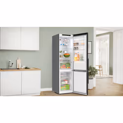 Bosch Serie 4 KGN39VXCT frigorifero con congelatore Libera installazione 363 L C Grigio - Vista aggiuntiva 8