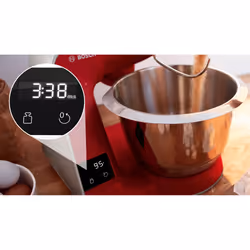 Bosch Serie 4 MUM5X720 robot da cucina 1000 W 3,9 L Rosso, Argento Bilance incorporate - Vista aggiuntiva 5