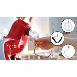 Bosch Serie 4 MUM5X720 robot da cucina 1000 W 3,9 L Rosso, Argento Bilance incorporate - Vista aggiuntiva 6