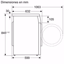 Bosch WUU28T8XES lavatrice Caricamento frontale 8 kg Acciaio inox - Vista aggiuntiva 8