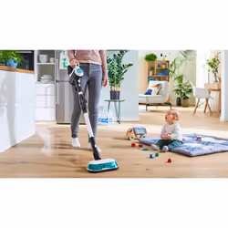 Bosch BCS71HYG1 scopa elettrica Aspirapolvere elettrica Batteria Secco e bagnato HEPA Senza sacchetto 0,3 L 23,5 W Nero, Bianco 3 Ah - Vista aggiuntiva 3