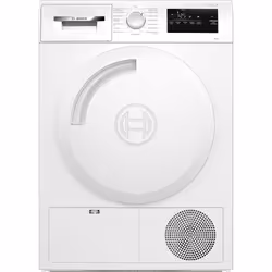 Bosch Serie 4 WTH83VV3, Libera installazione, Caricamento frontale, Pompa di calore, Bianco, Manopola, Touch, Destra