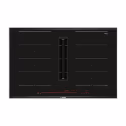 Bosch Serie 8 PXX875D57E, Nero, Da incasso, 80 cm, Piano cottura a induzione, Ceramica, 4 Fornello(i)