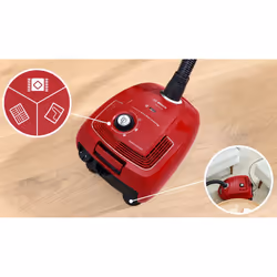 Bosch Serie 4 BGD38RD1H aspirapolvere a traino 4 L Aspiratore a cilindro Secco 600 W Sacchetto per la polvere - Vista aggiuntiva 5