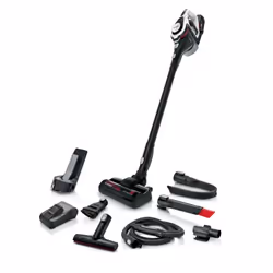 Bosch Serie 8 BSS825FRSH scopa elettrica Aspirapolvere a bastone 2 in 1 Batteria Secco Senza sacchetto Nero, Bianco