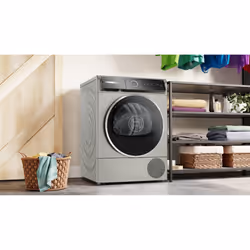 Bosch Serie 8 WQB246CX0 asciugatrice Libera installazione Caricamento frontale 9 kg A+++ Argento - Vista aggiuntiva 5
