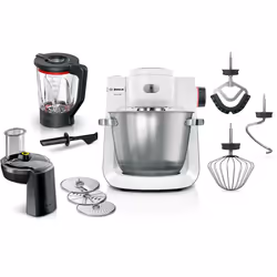 Bosch Serie 6 MUMS6EW22, 5,5 L, Bianco, Manopola, 3,5 kg, 3,5 kg, 1,1 m
