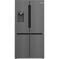 Bosch Serie 6 KFI96AXEA Frigorifero side-by-side 574 L Nero, Acciaio inox classe E No Frost