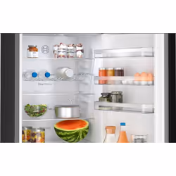 Bosch Serie 4 KGN39OXBT frigorifero con congelatore Libera installazione 363 L B Nero