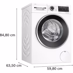 Bosch Serie 6 WNG244A0ES lavasciuga Libera installazione Caricamento frontale Bianco D - Vista aggiuntiva 5