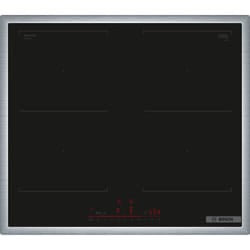 Bosch Serie 6 PVQ645HB1E piano cottura Nero Superficie piana 60 cm Piano cottura a induzione 4 Fornello(i)