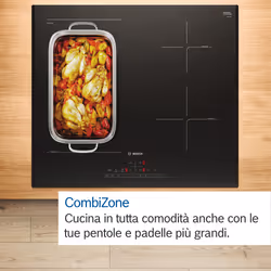 Bosch Serie 6 PVS645HB1E Piano cottura a induzione 60 cm Nero, con profili - Vista aggiuntiva 4