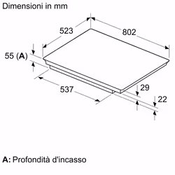 Bosch Serie 6 PVS845HB1E Piano cottura a induzione 80 cm Nero, con profili - Vista aggiuntiva 6