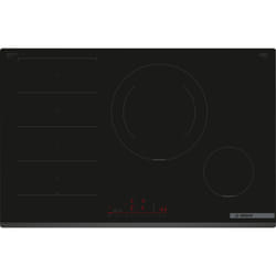 Bosch Serie 6 PXE831HC1E piano cottura Nero Da incasso 80.2 cm Piano cottura a induzione 3 Fornello(i)