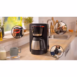 Bosch TKA5M253 macchina per caffè Manuale Macchina da caffè con filtro 1,1 L - Vista aggiuntiva 4