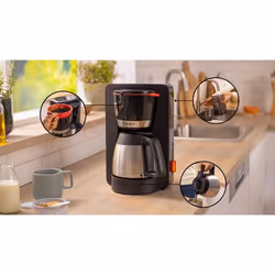 Bosch TKA6M273 macchina per caffè Macchina da caffè con filtro 1,1 L