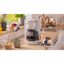 Bosch TKA3M131 macchina per caffè Manuale Macchina da caffè con filtro 1,25 L - Vista aggiuntiva 7