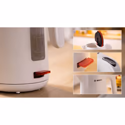 Bosch TWK2M161 bollitore elettrico 1,7 L 2400 W Bianco - Vista aggiuntiva 4