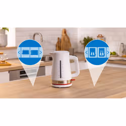 Bosch TWK4M221 bollitore elettrico 1,7 L 2400 W Bianco - Vista aggiuntiva 3