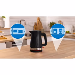Bosch TWK4M223 Bollitore MyMoment 1.7 l Nero - Vista aggiuntiva 7