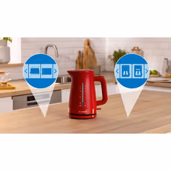 Bosch TWK3M124 Bollitore MyMoment 1.7 l Rosso - Vista aggiuntiva 5