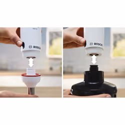Bosch Serie 4 MSM4W421 frullatore Frullatore ad immersione 800 W Nero, Bianco - Vista aggiuntiva 8