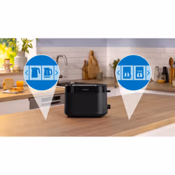 Bosch TAT2M123 tostapane 6 2 fetta/e 950 W Nero - Vista aggiuntiva 4