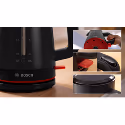Bosch TAT3M124 Tostapane compatto MyMoment Rosso - Vista aggiuntiva 8