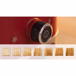 Bosch TAT4M224 tostapane 2 fetta/e 950 W Rosso - Vista aggiuntiva 6