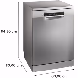 Bosch Serie 4 SMS4HMI05E Lavastoviglie da libera installazione 60 cm Acciaio Classe D - Vista aggiuntiva 2