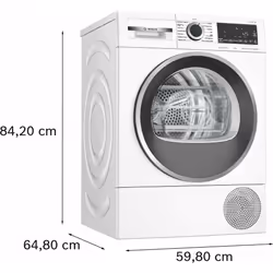 Bosch Serie 6 WQG245C0IT Asciugatrice a pompa di calore 9 kg Classe A+++ - Vista aggiuntiva 5